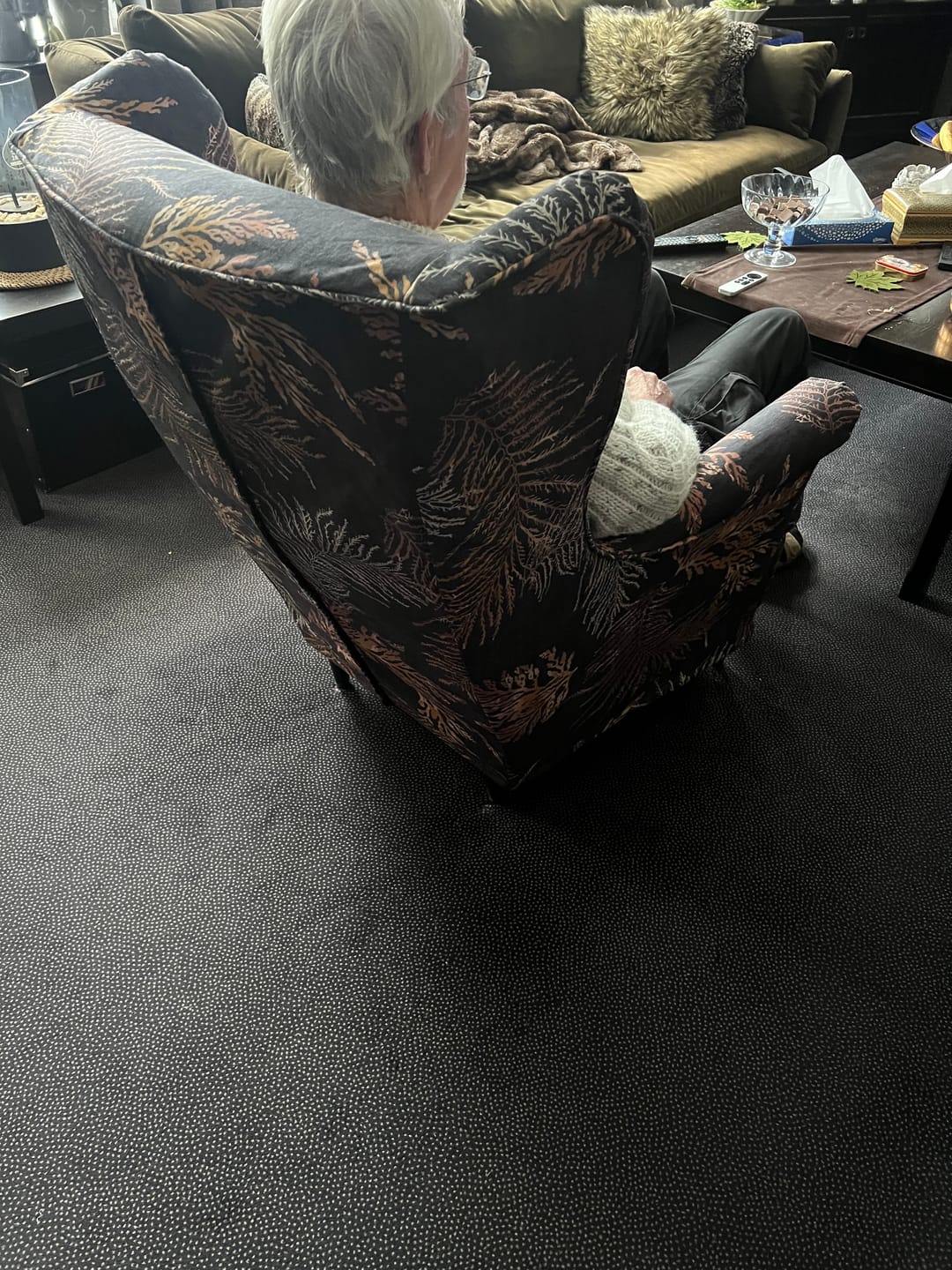 Customer photo review of STRANDMON IKEA Armchair Cover