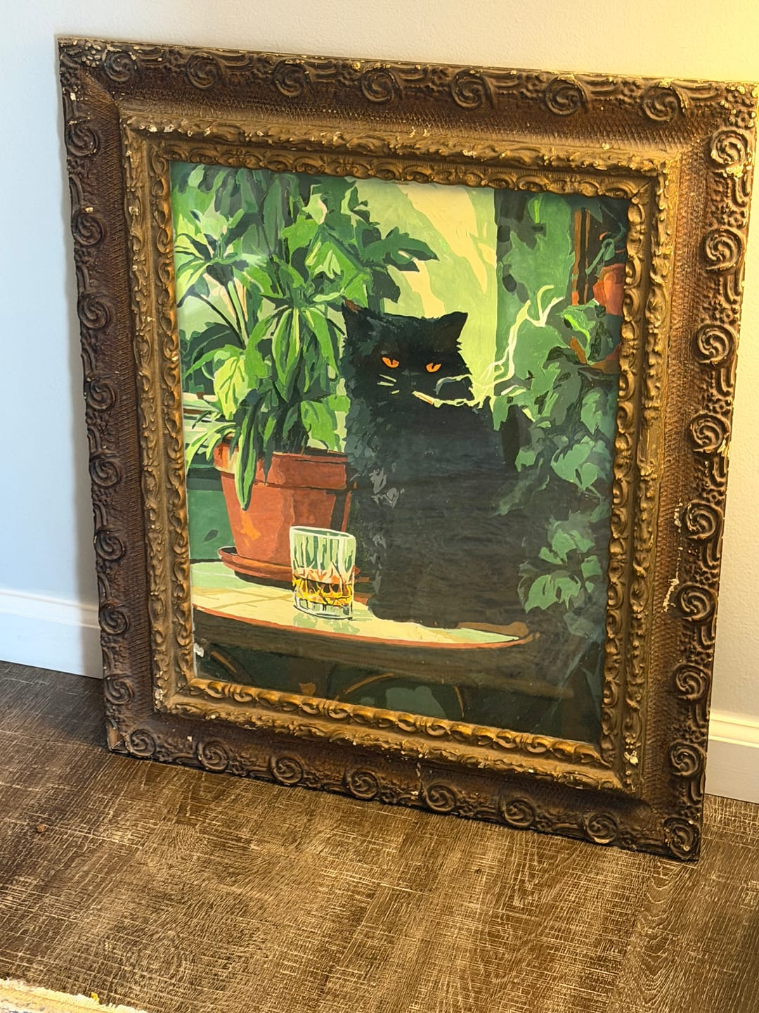 Customer photo review of Grumpy cat | Paint by Number