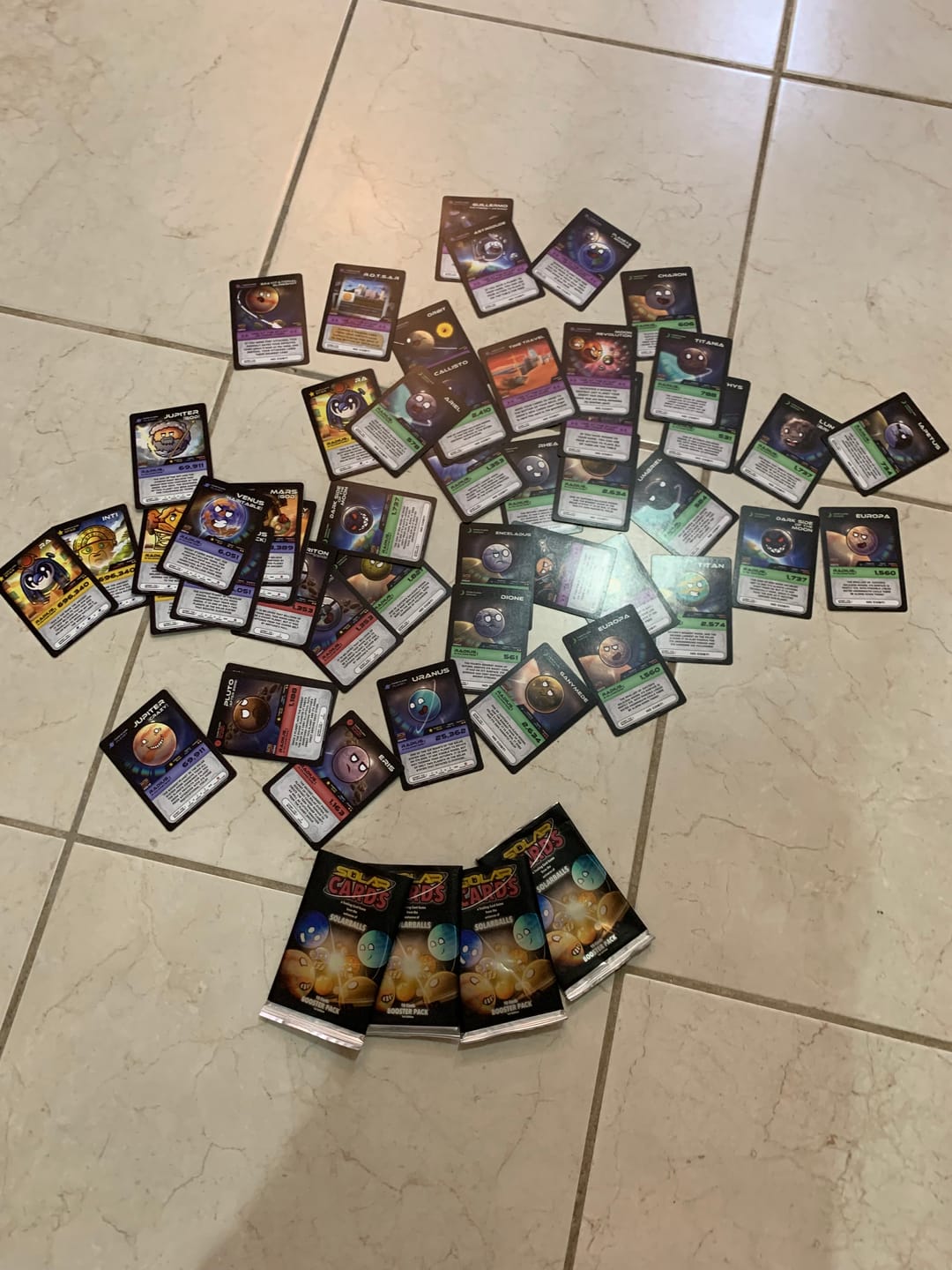 Customer photo review of SolarCards Booster Pack 🚀