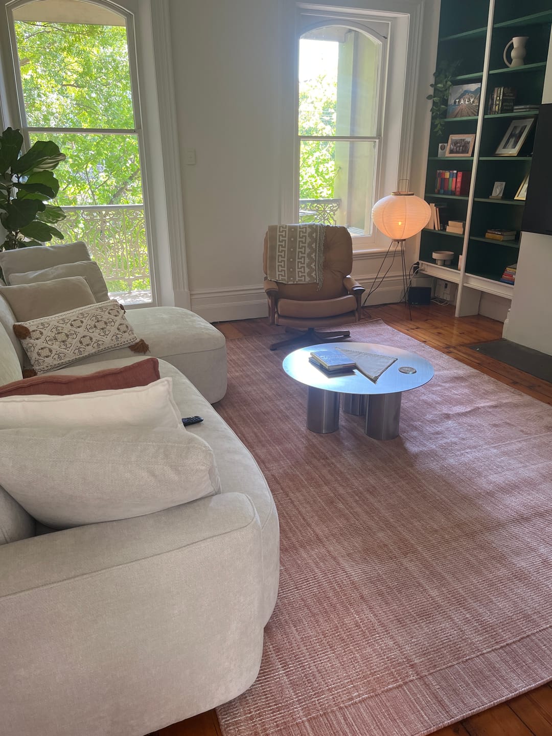 Customer photo review of Byron Rust Wool Rug