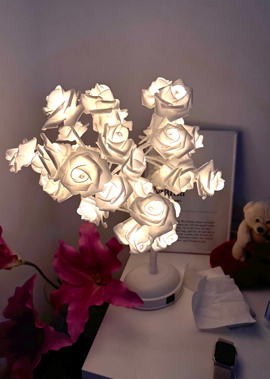 Customer photo review of Bäumlein® - mit 32 LED Rosen