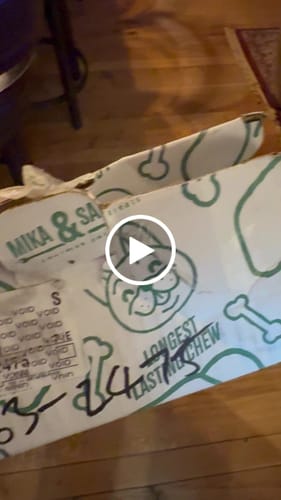 Customer video review of Smoked Beef Marrow Bone