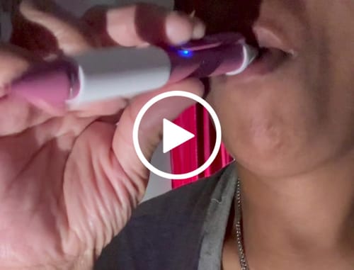Customer video review of 1 Gram THCA Blend Vape Cartridge | Wedding Cake - Indica