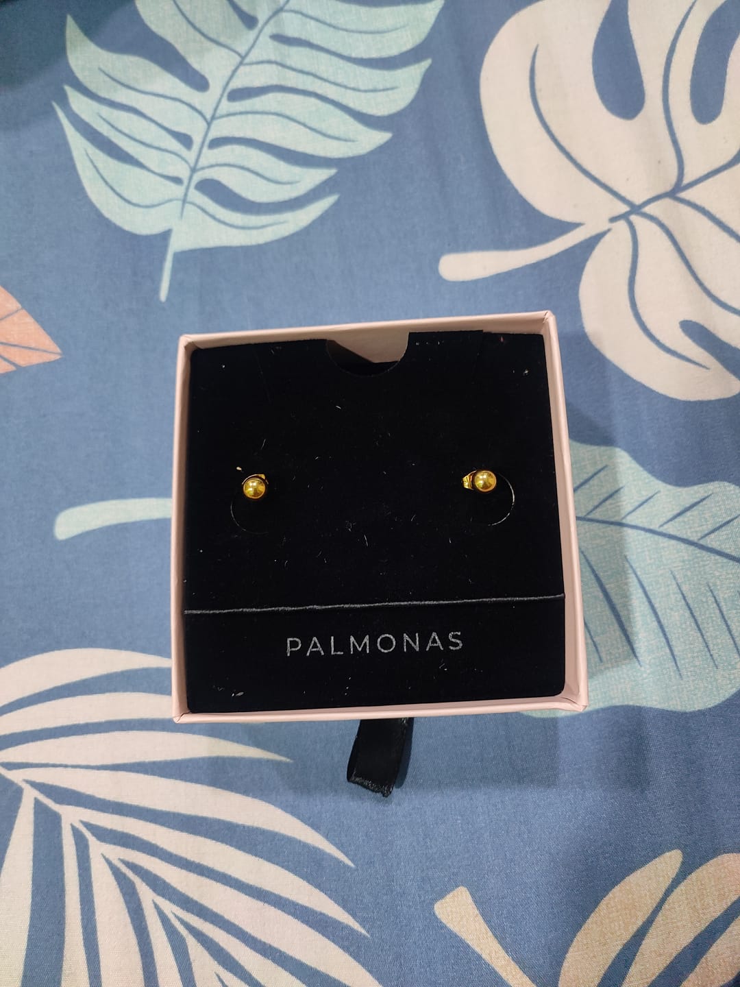 Customer photo review of Classic Chic Stud Earrings