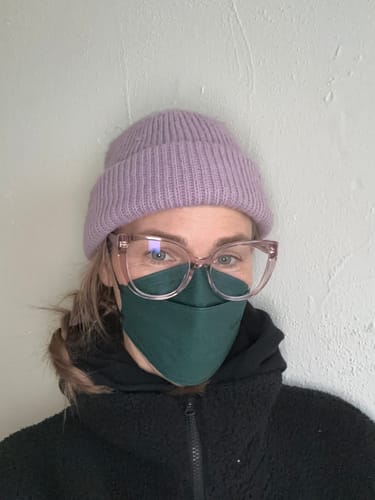 Customer photo review of KN95 Respirator Face Mask - Forest Green