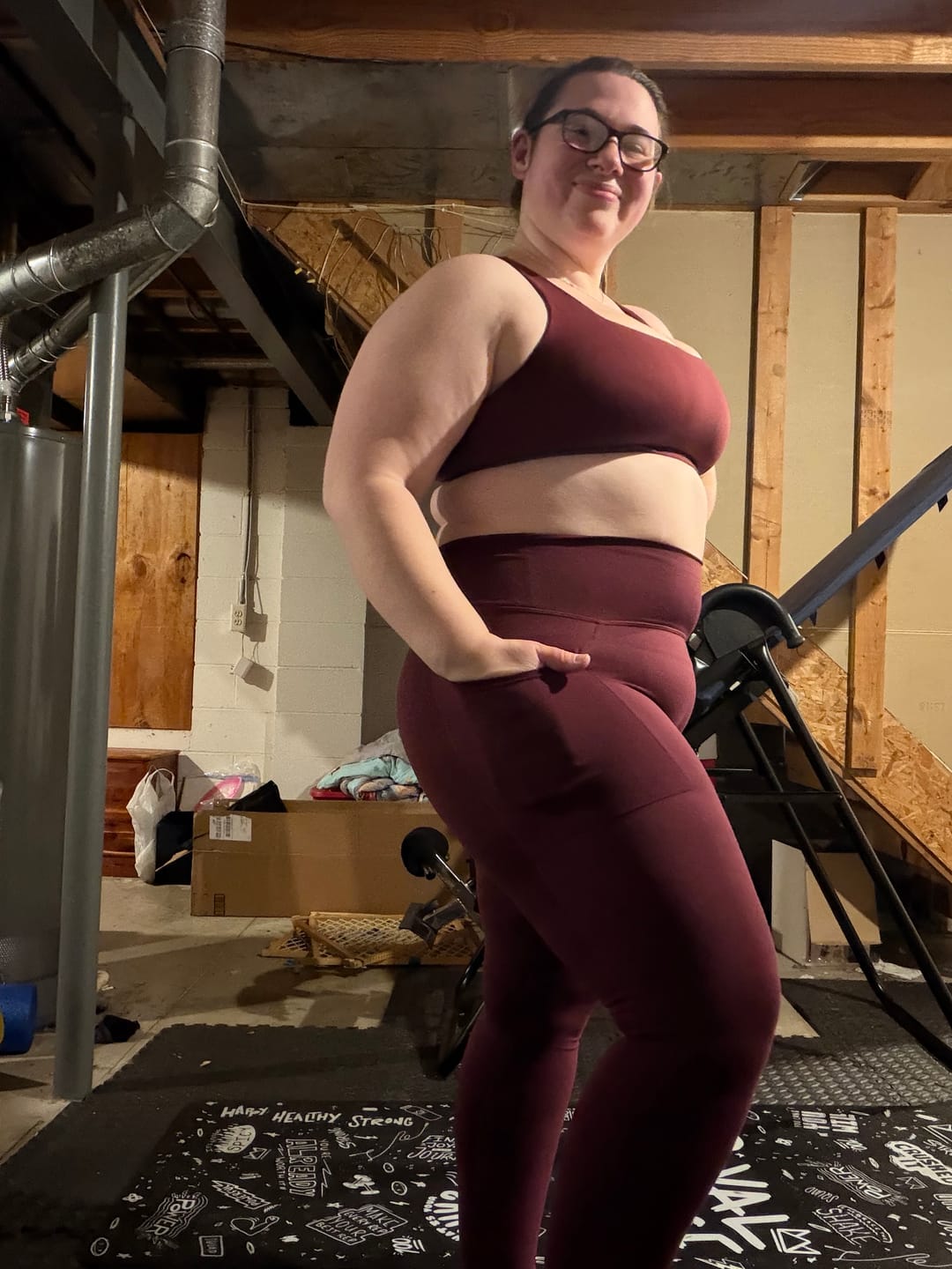 Customer photo review of ESSENCE Full Length Pocket Legging