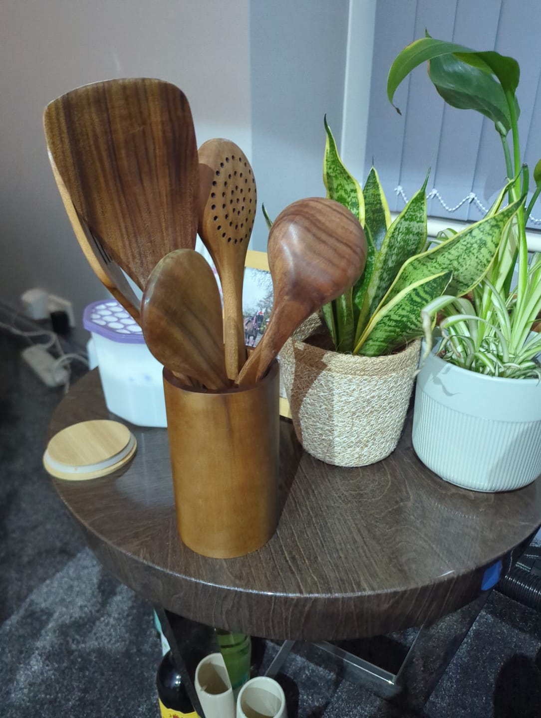 Customer photo review of Hälsa Trä Natural Wood Utensil Set