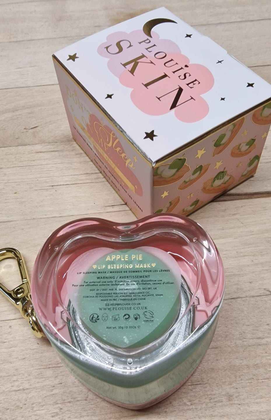 Customer photo review of P.Louise Lip Sleeping Mask