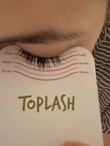 Customer photo review of Toplash eyelash and eyebrow growth serum — 3ml