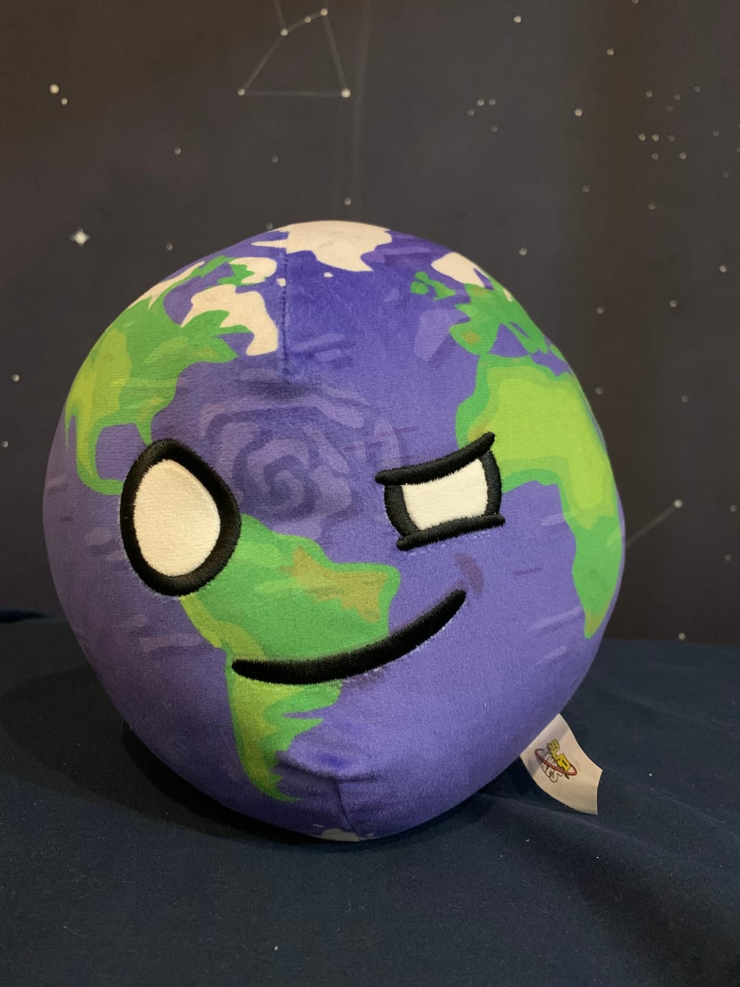 Customer photo review of The SolarBalls Earth Plush