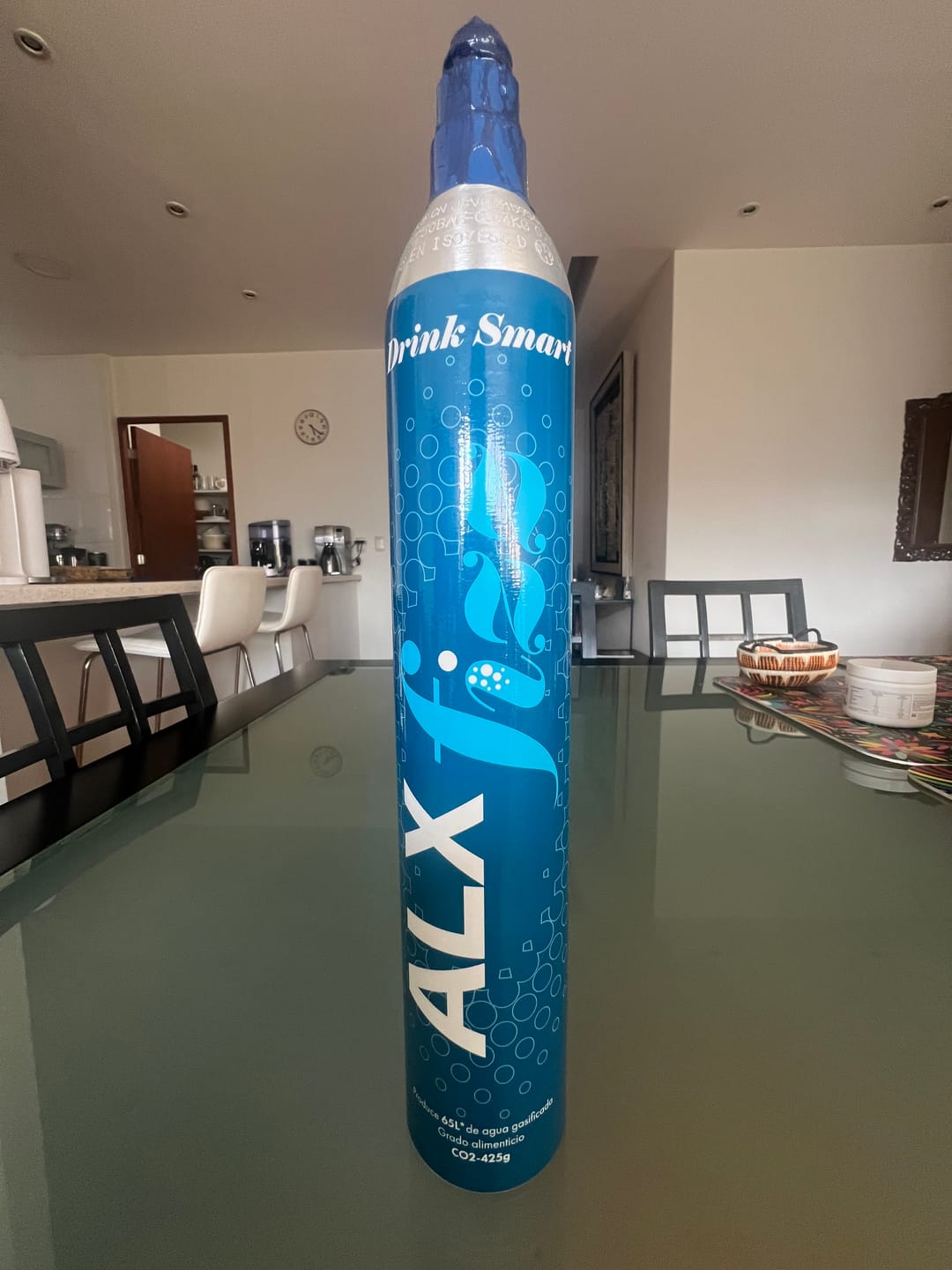 Customer photo review of Intercambio De Cilindro De CO₂