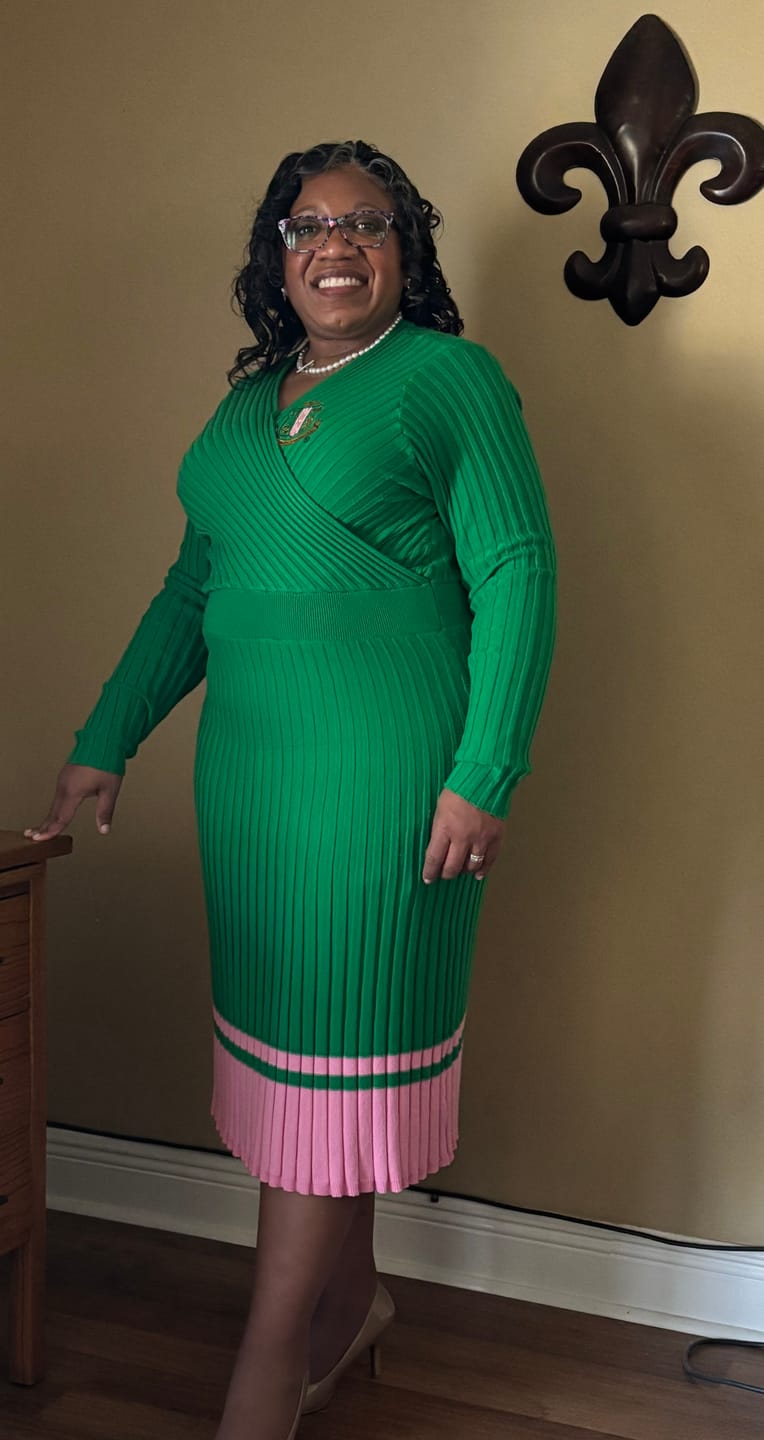 Customer photo review of The Power Crinkle Dress PRE ORDER