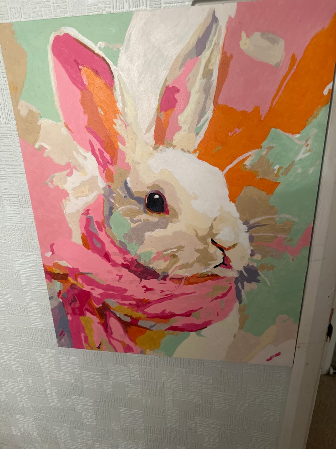 Customer photo review of Pastel bunny | Paint by Number