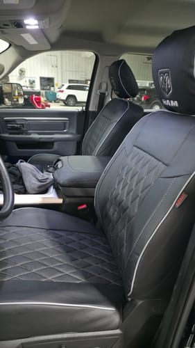 Customer photo review of Custom Fit Center Console Cover