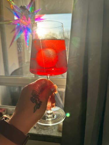 Customer photo review of Sparkling Rocco 750 ml