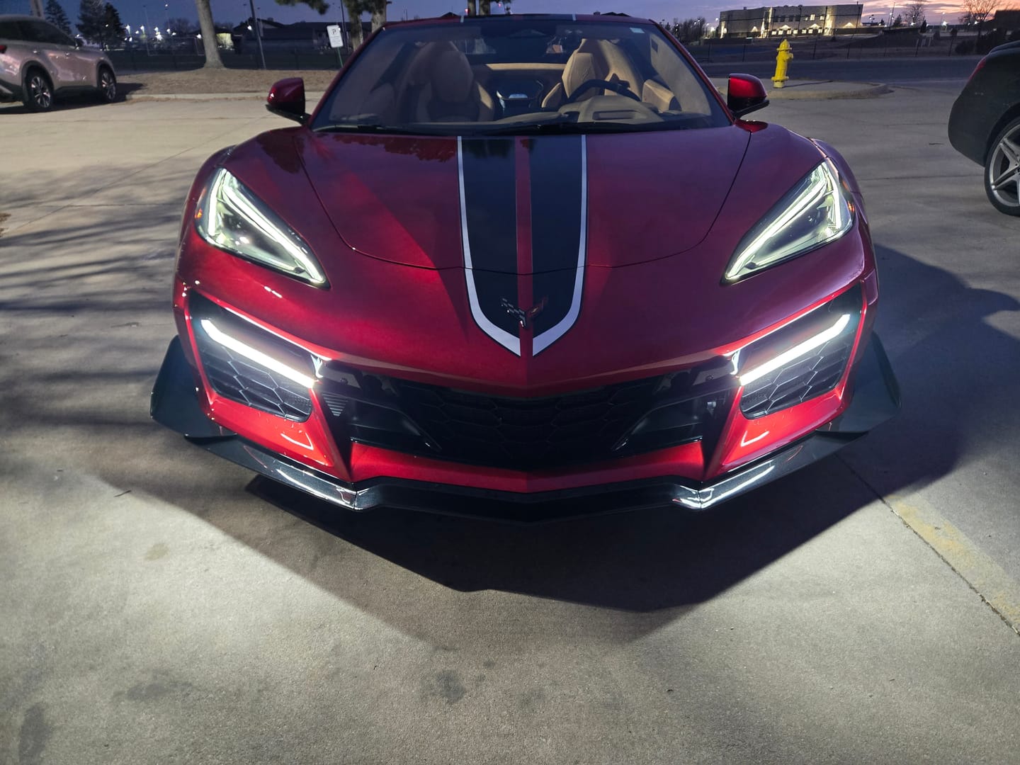 Customer photo review of Corvette C8 Z06 Models Sequential LED DRL Light Bar Bezel Insert