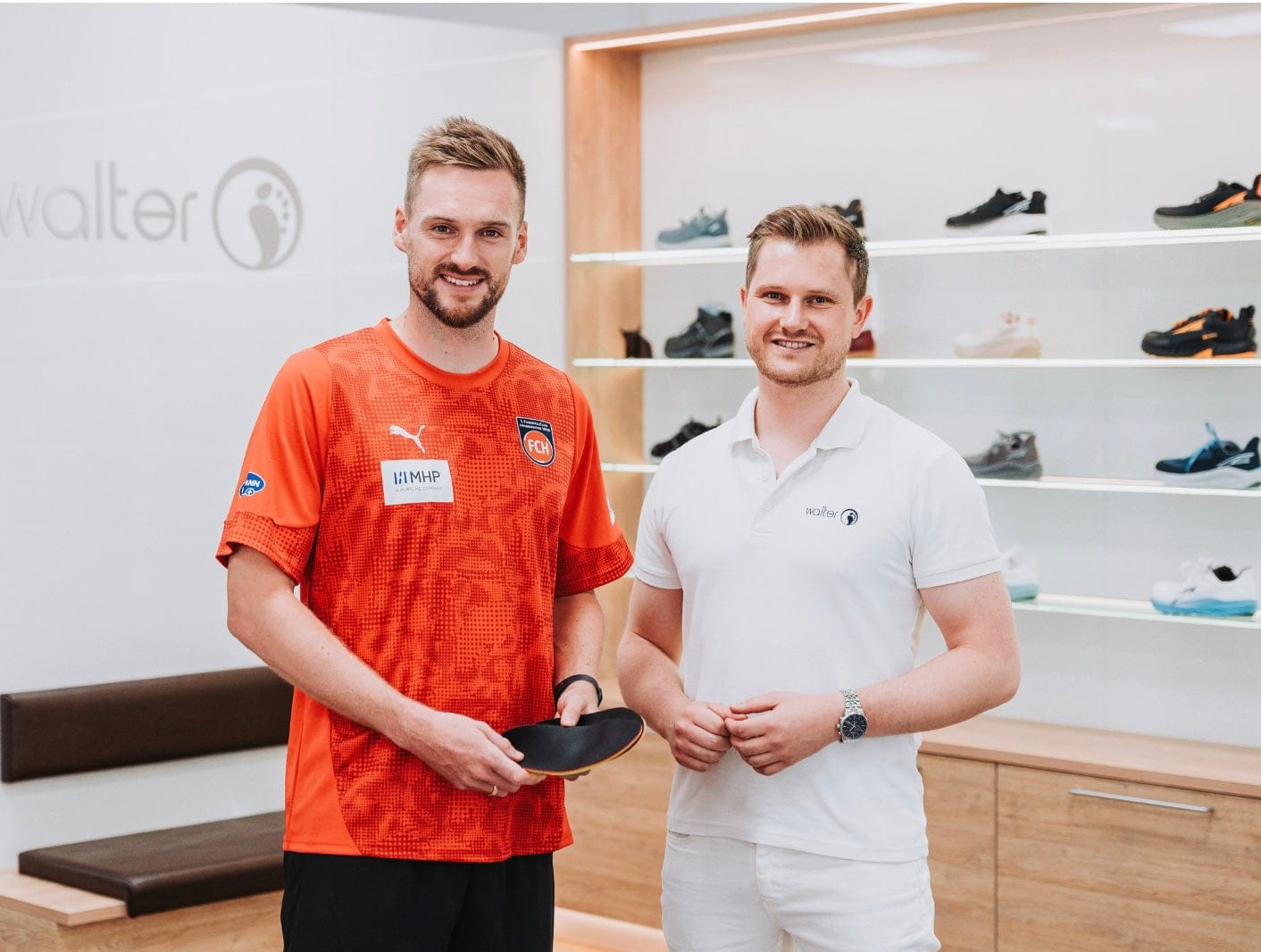 Customer photo review of Custom Orthotics for Soccer Cleats