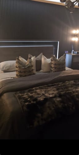 Customer photo review of Charcoal Craze Pillow Cover