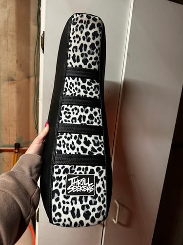 Customer photo review of Custom Seat Cover: 2023 Kawasaki KLX110