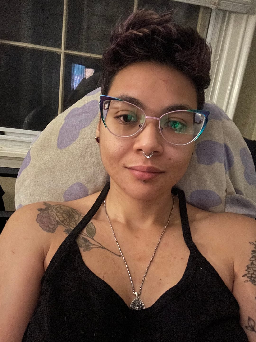 Customer photo review of Mael Eyeglasses