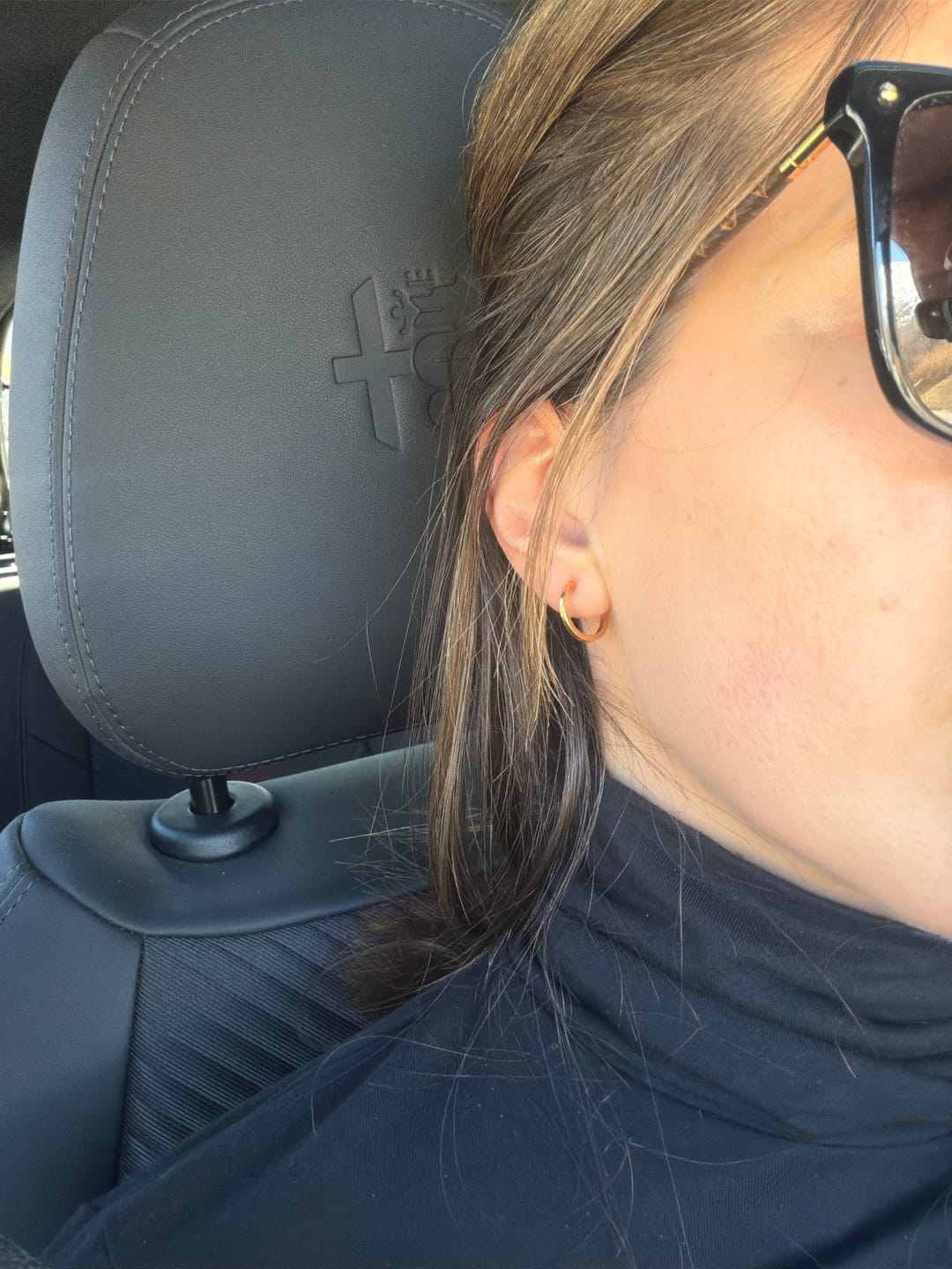 Customer photo review of Mini Hoop Clip On Earrings