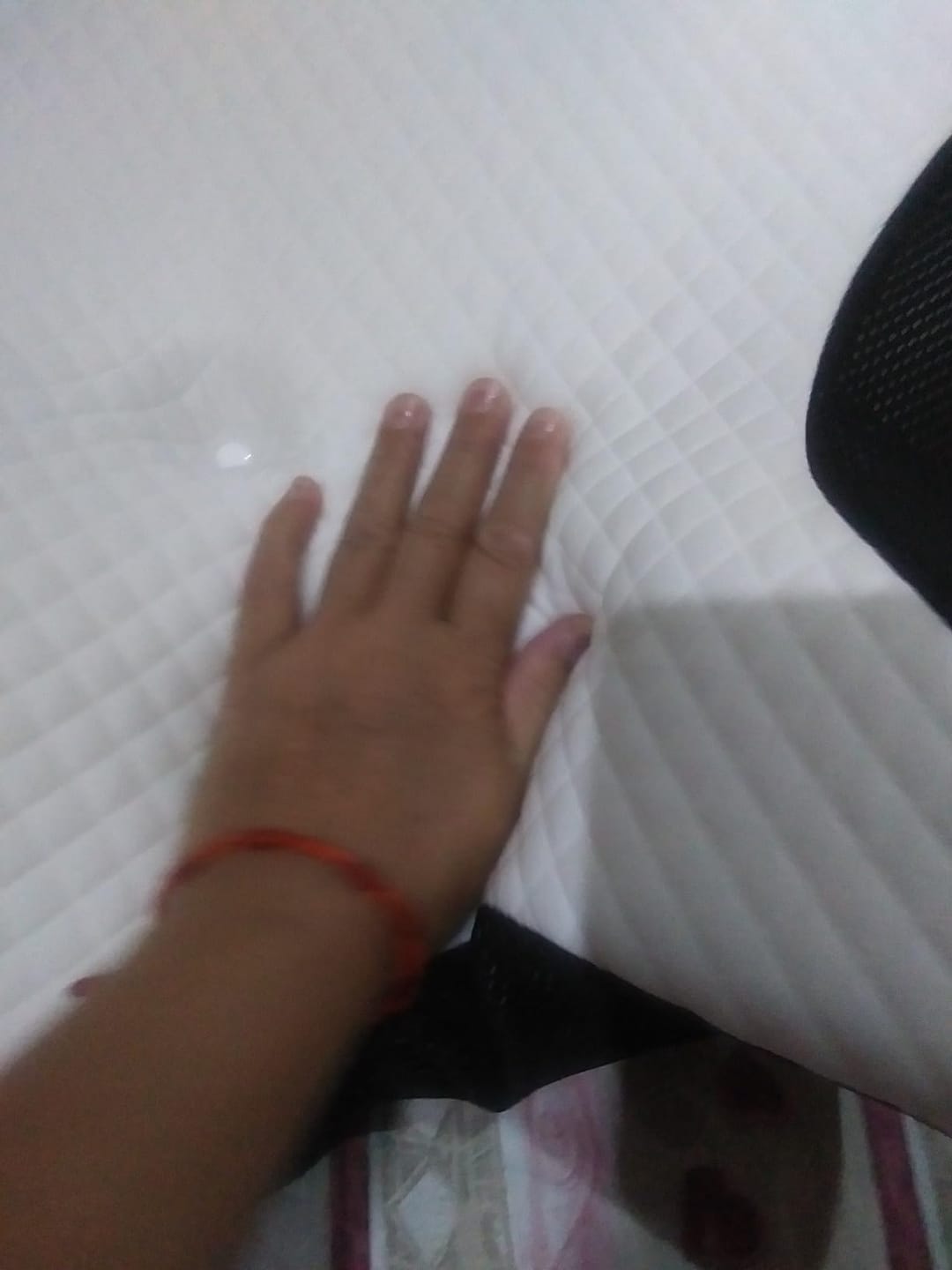Customer photo review of Almohada Cervical Viscoelástica Sueño Profundo