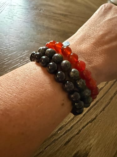 Customer photo review of Carnelian Bracelet