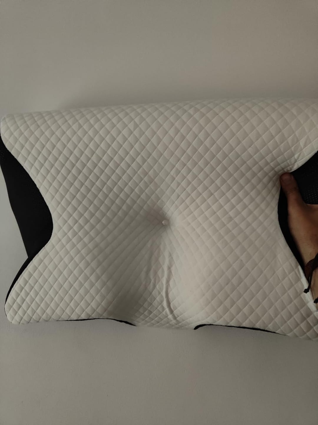 Customer photo review of Almohada Cervical Viscoelástica Sueño Profundo