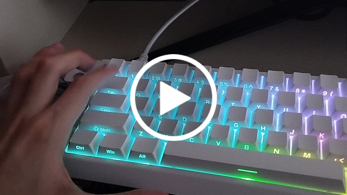 Customer video review of FGG Madlions MAD60/68 Klavye (Manyetik Switch / HE)