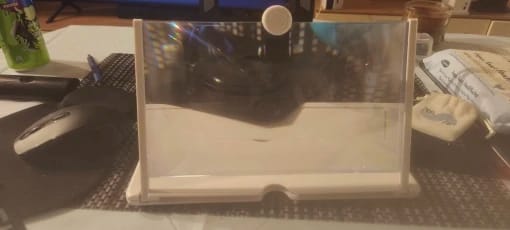 Customer photo review of Amplificador de Pantalla