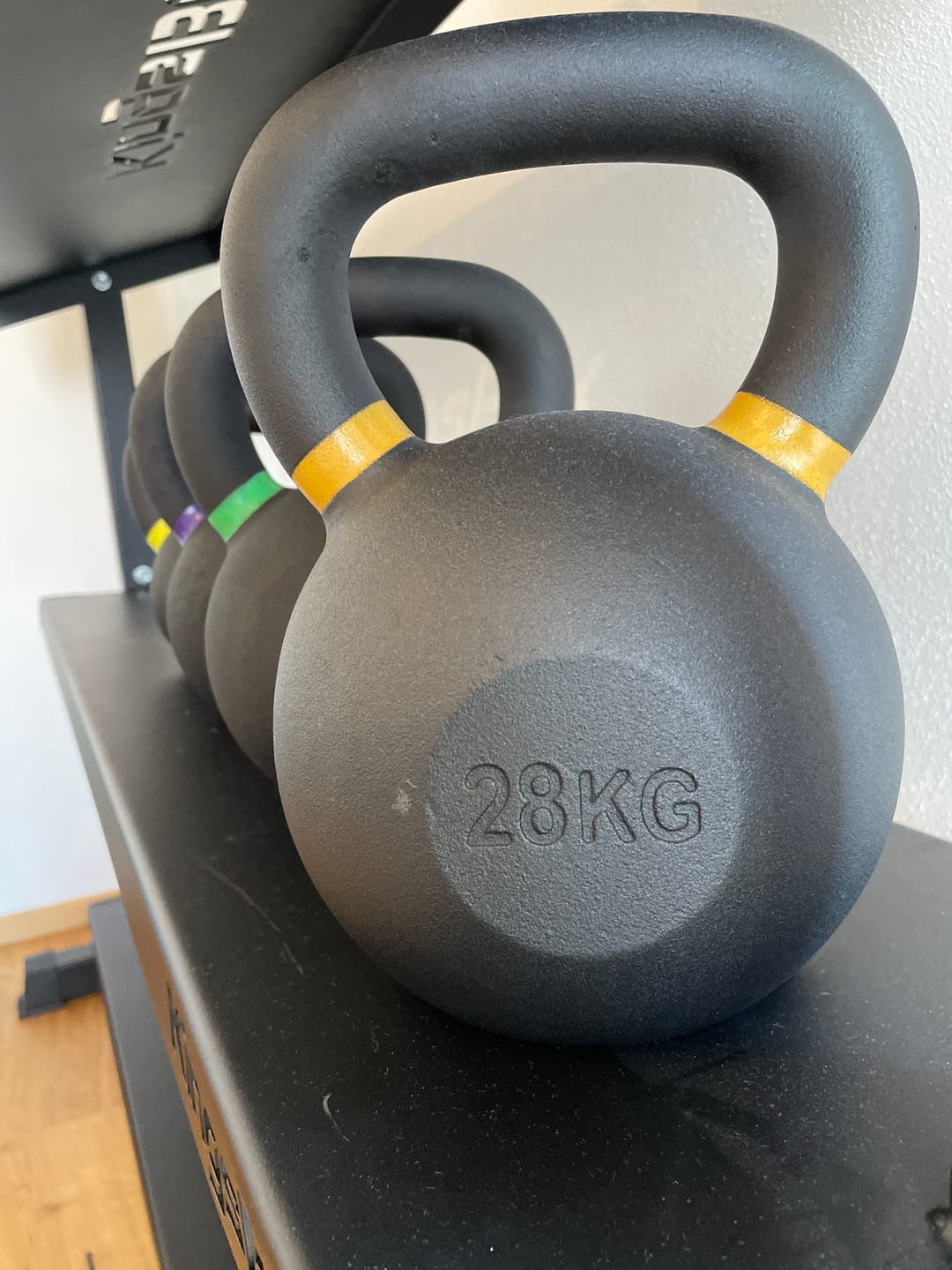 Customer photo review of Strength Shop Cast Iron Kettlebells - Single Mould, Powder Coated, 4-64KG