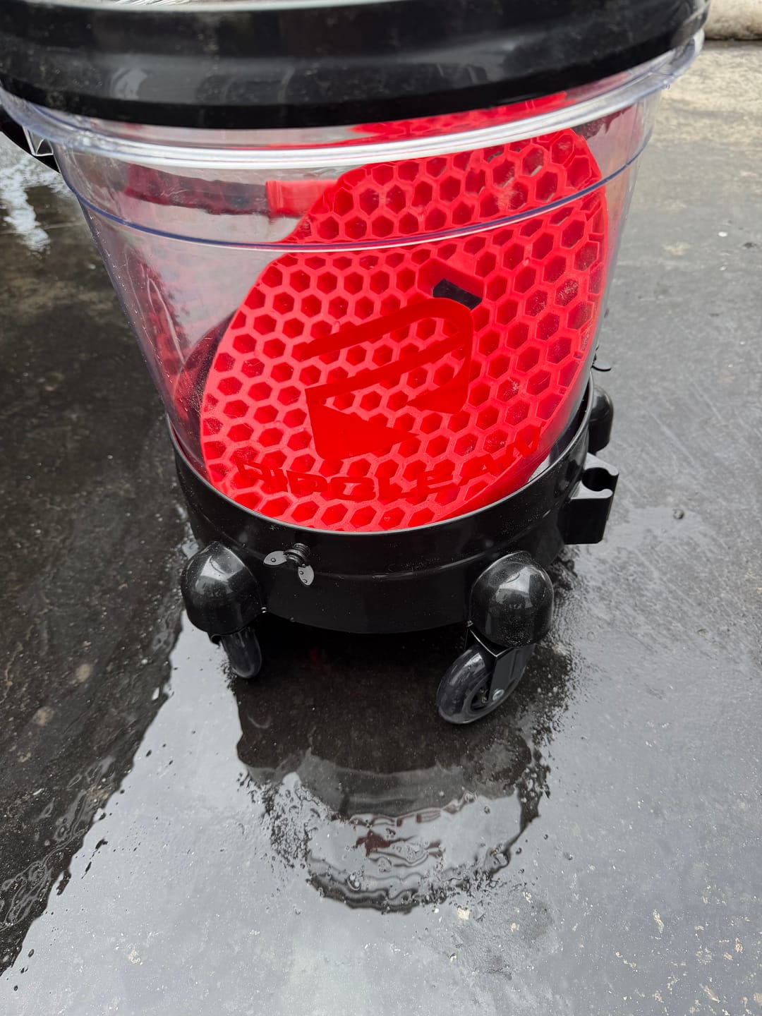Customer photo review of Glide Bucket Dolly