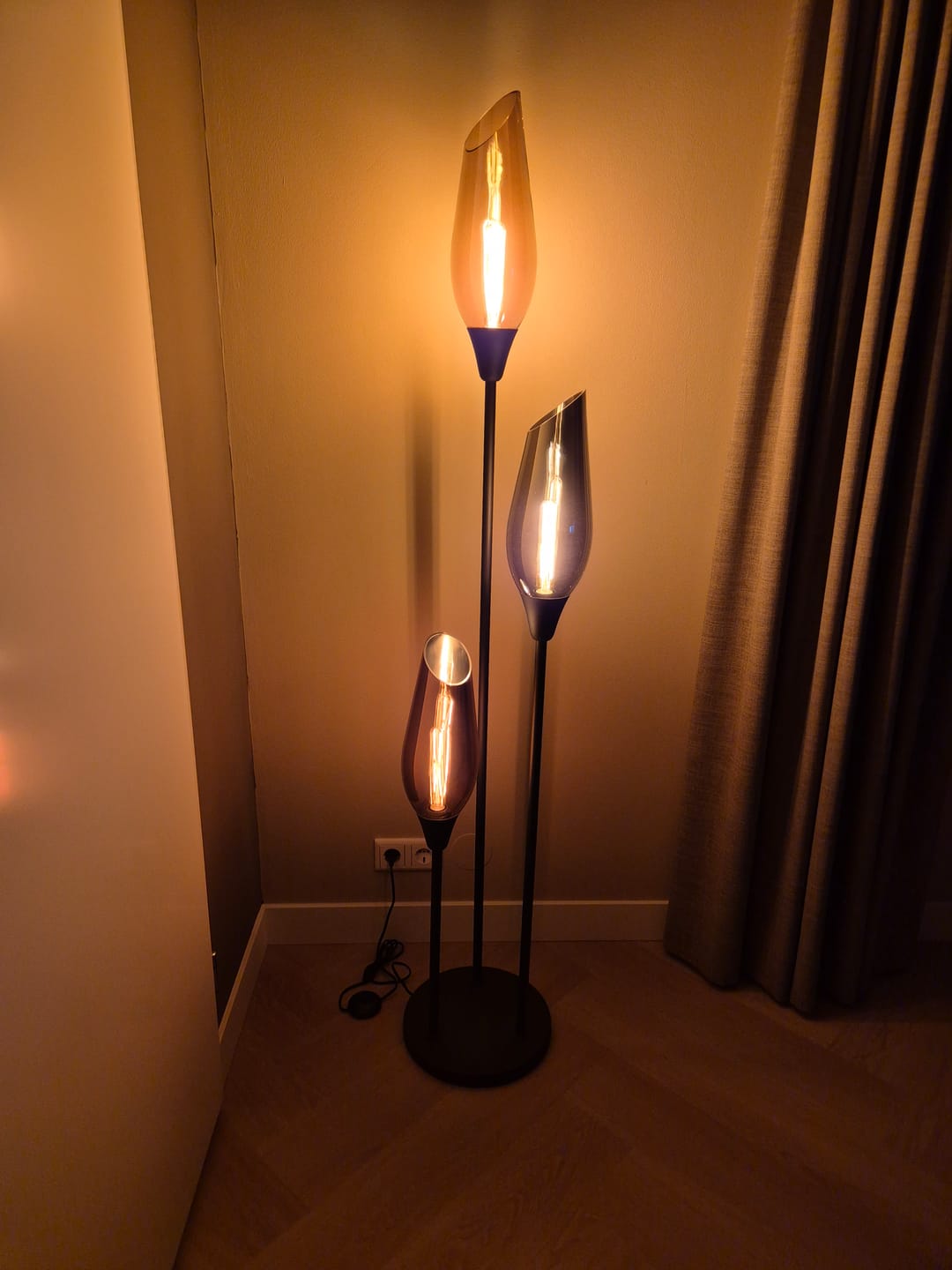 Customer photo review of Vloerlamp Alune - Mix - Glas - 168 cm