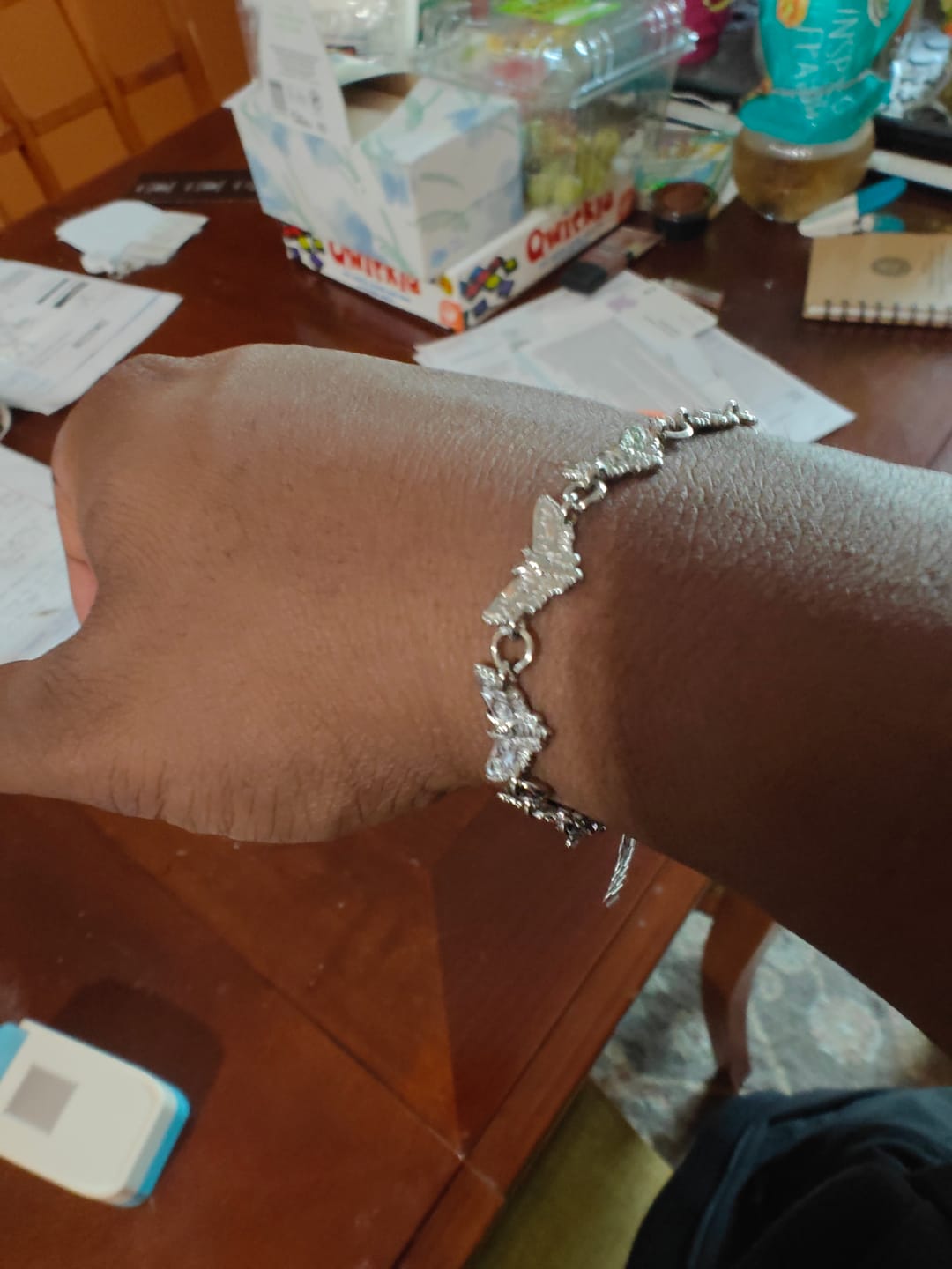Customer photo review of MOTH BRACELET