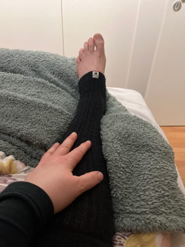 Customer photo review of Leggvarmer