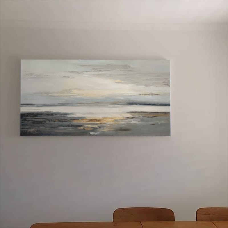 Customer photo review of Abstract Canvas Wall Art #AP300