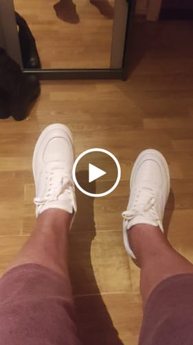 Customer video review of ELEVATESHOES WHITE CLASSY