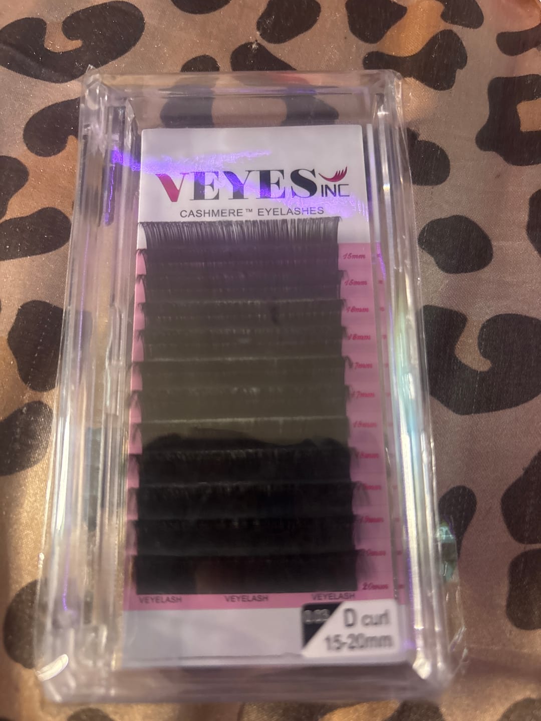 Customer photo review of Cashmere Fauxmink Lashes