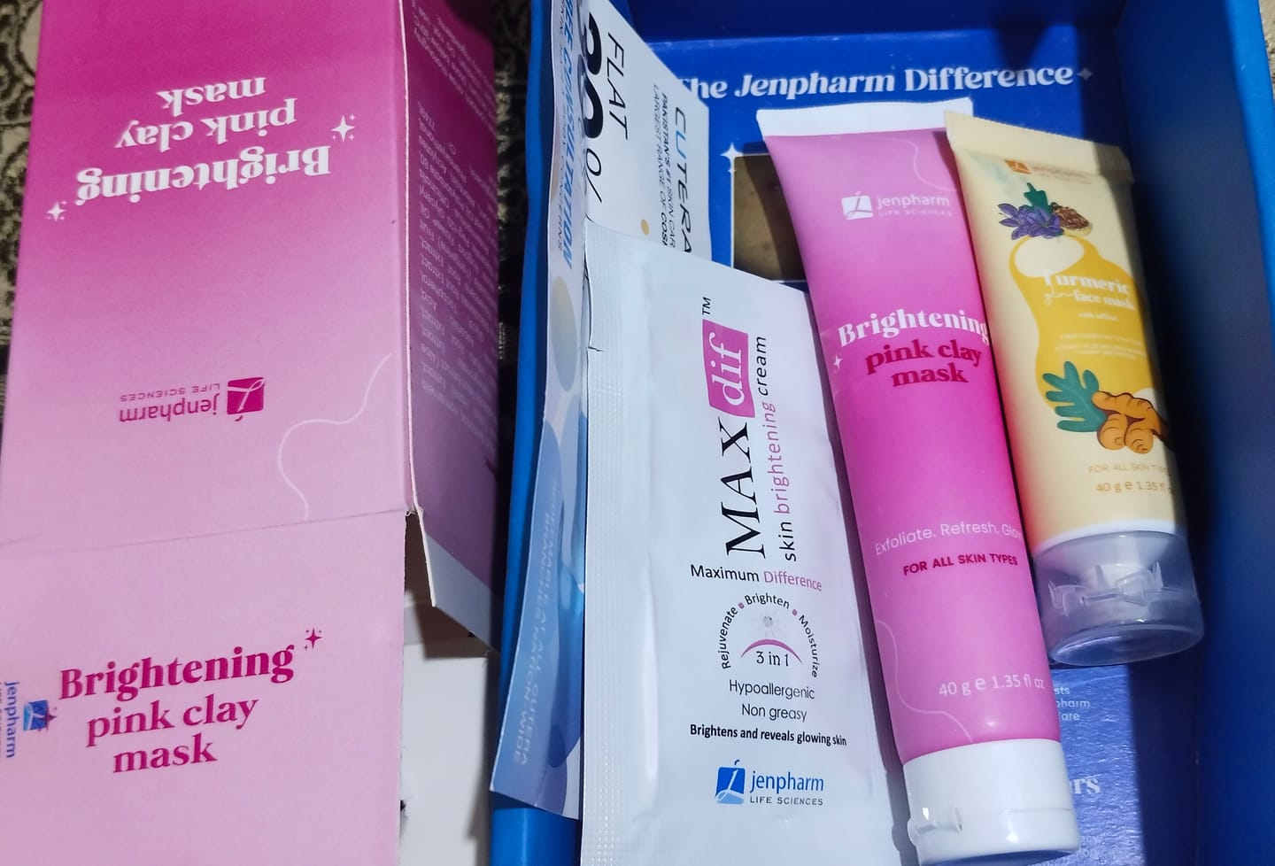Customer photo review of Brightening Pink Clay Mask