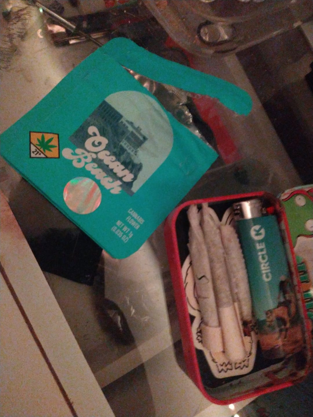 Customer photo review of 1g THC-A COOKIES OCEAN BEACH FLOWER SATIVA