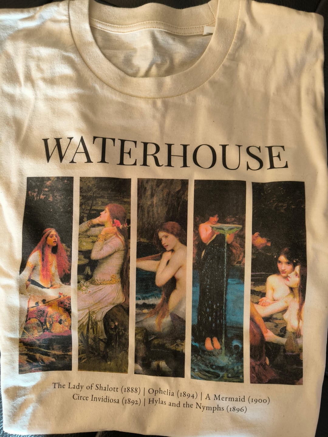 Customer photo review of Waterhouse Painting Shirt | Art Comfort Colors® 100% Cotton Tee