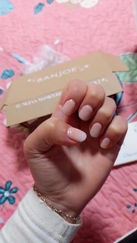 Customer photo review of Degradé Nude | Stickers de Gel