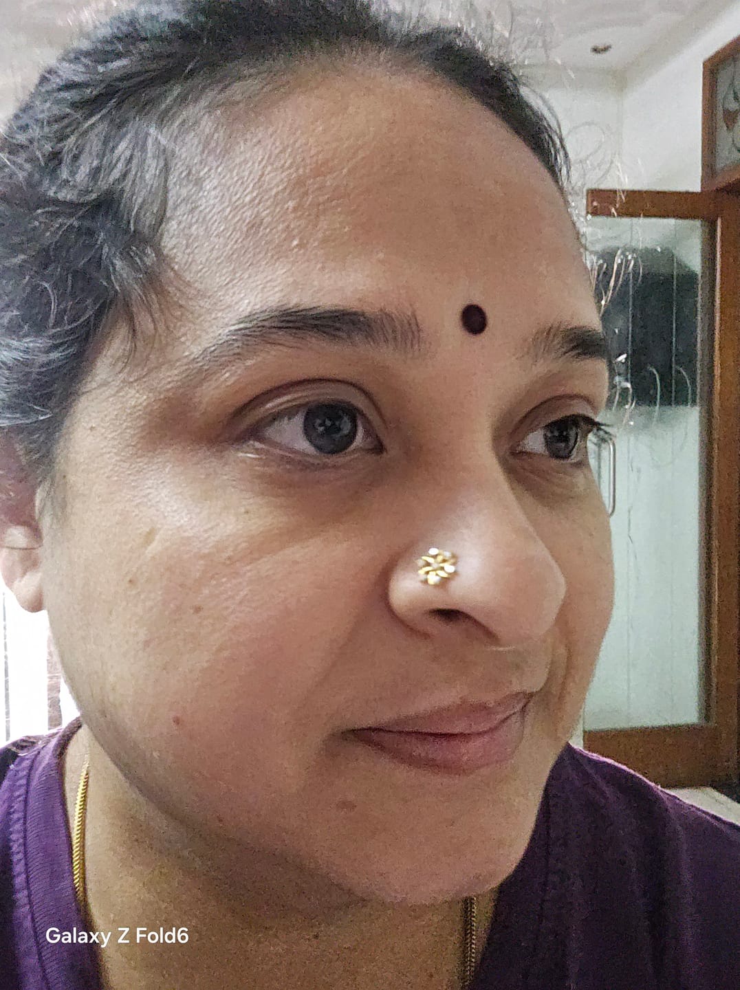 Customer photo review of Twin Triangle Screw Nose Pin