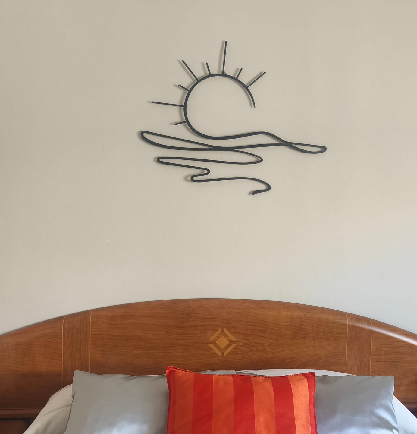 Customer photo review of Décoration Murale en Métal - Soleil (SUN.03)