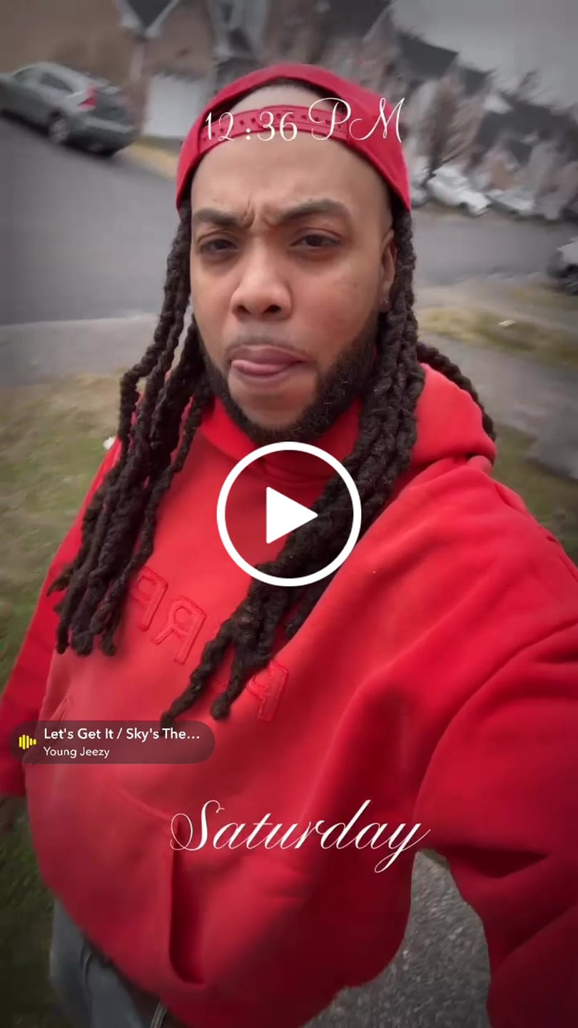 Customer video review of Purple brand (red hwt fleece po hoodie)