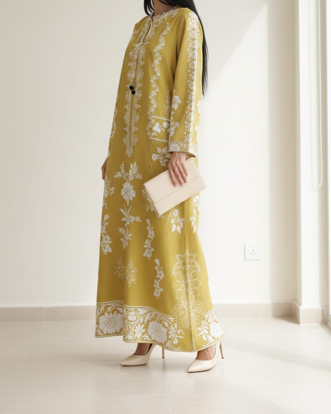 Customer photo review of Sylvie Kaftan Dress