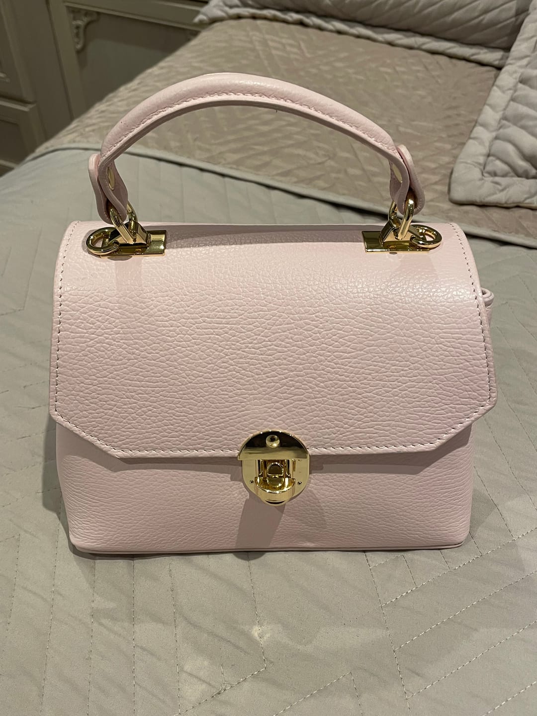 Customer photo review of The Lucinda Top Handle Bag