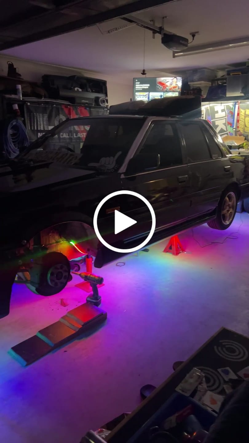 Customer video review of ELGlow® PRO Universal Car Underglow Kit