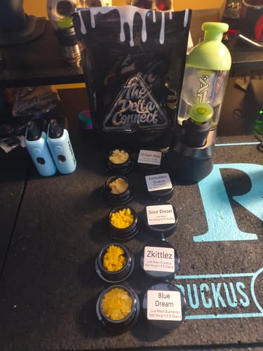 Customer photo review of Zkittlez | Live Resin Crumble