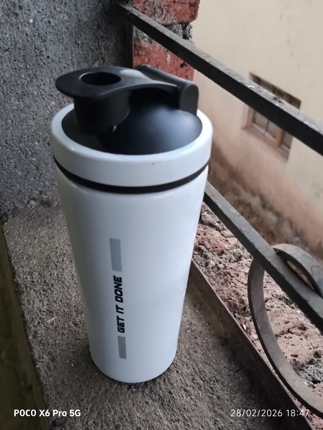 Customer photo review of Wellcore - Micronised Creatine Monohydrate (83 Servings, Kiwi Kick) + Premium Steel Shaker